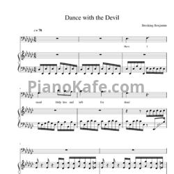 Ноты Breaking Benjamin - Dance with the devil - предпросмотр