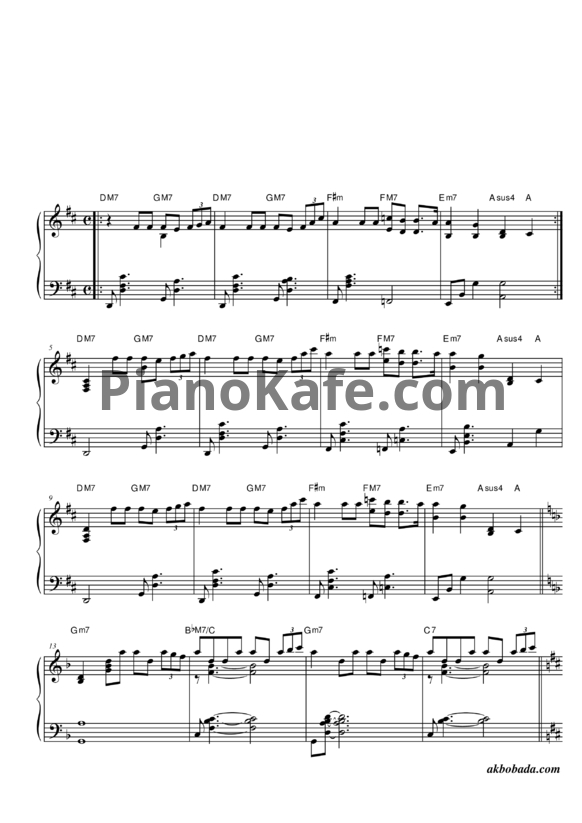 Ноты Yiruma - Picture me