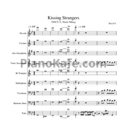 Sheets DNCE feat. Nicki Minaj - Kissing strangers (Партитура) - preview