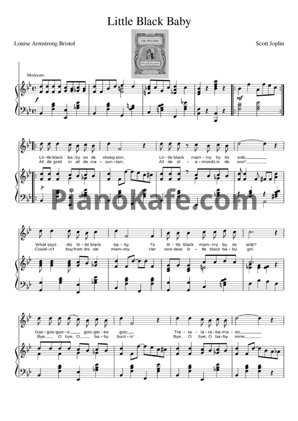 Ноты Scott Joplin - Little black baby