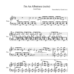 Ноты AronChupa - I'm An Albatraoz - предпросмотр