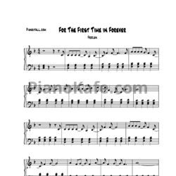 Ноты Robert Lopez, Kristen Bell - For the first time in forever - предпросмотр