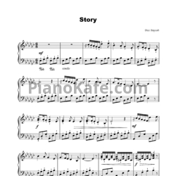 Ноты Dee Bayash - Story - предпросмотр