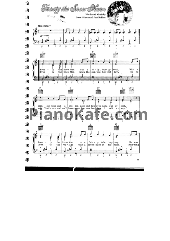 Ноты Steve Nelson - Frosty the snow man
