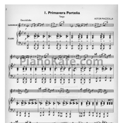 Ноты Astor Piazzolla - Estaciones portenas (Четыре времени года в Буэнос-Айрес) - предпросмотр