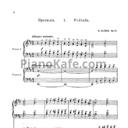 Ноты Рейнгольд Глиэр - 24 пьесы для фортепиано в 4 руки (Op. 61) - предпросмотр