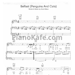 Ноты Katie Melua - Belfast (Penguins and cats) - предпросмотр