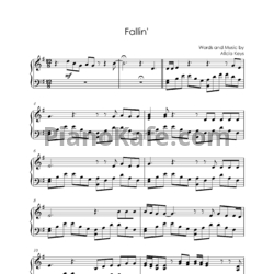 Ноты Мария Ероян - Falling - предпросмотр