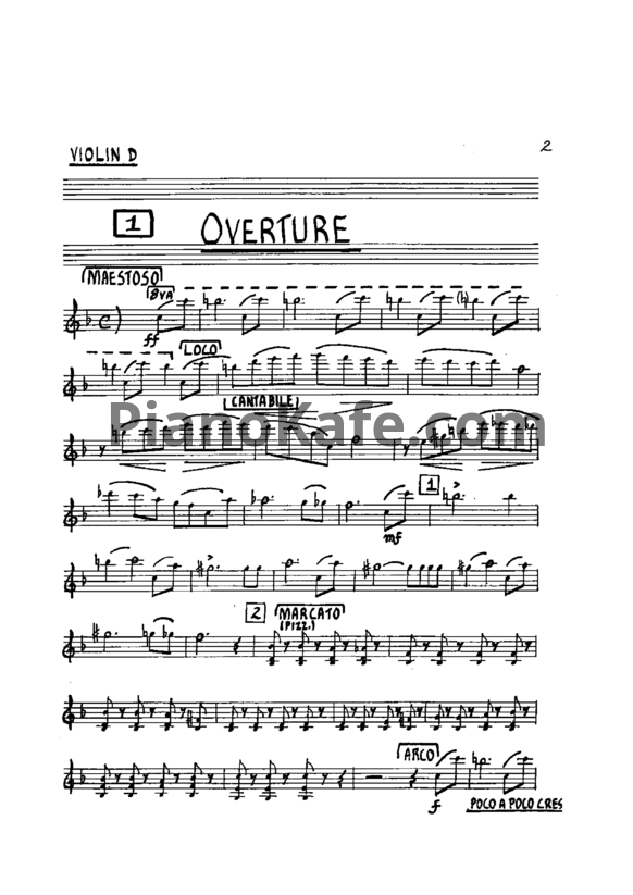 Sheets Richard Rodgers - South Pacific (Партии инструментов)