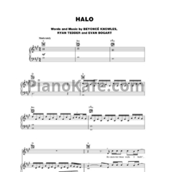 Sheets Beyonce - Halo - preview
