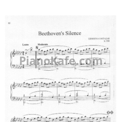 Ноты Ernesto Cortazar - Bethoven's Silence - предпросмотр