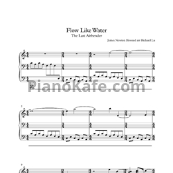 Ноты James Newton Howard - Flow like water - предпросмотр