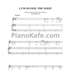 Ноты Quiet Riot - Come on feel the noize - предпросмотр