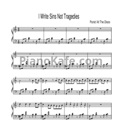 Ноты Panic! At the Disco - I write sins not tragedies - предпросмотр