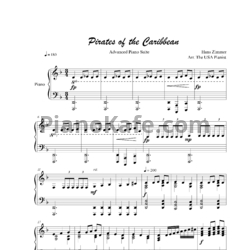 Ноты Hans Zimmer - Pirates of the Caribbean (Arr. The USA Pianist) - предпросмотр