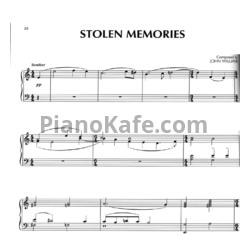Ноты John Williams - Stolen memories - предпросмотр