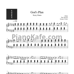 Ноты Drake - God's plan - предпросмотр