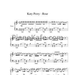 Ноты Katy Perry - Roar (Piano cover) - предпросмотр