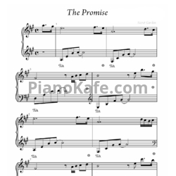 Ноты Secret Garden - The promise - предпросмотр