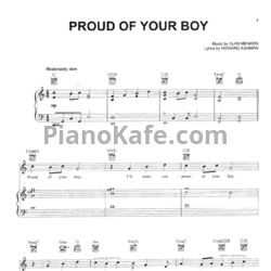 Ноты Clay Aiken - Proud of your boy - предпросмотр