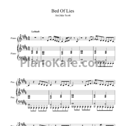 Ноты Nicki Minaj feat. Skylar Grey - Bed of lies - предпросмотр
