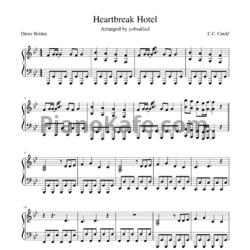 Ноты C.C Catch - Heartbreak hotel - предпросмотр