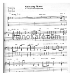 Ноты Nirvana - Hairspray queen (Guitar tabs) - предпросмотр