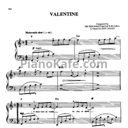 Ноты Jim Brickman - Valentine (Piano solo) - предпросмотр