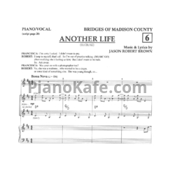 Ноты Jason Robert Brown - Another life (Piano & Vocal) - предпросмотр