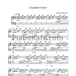 Ноты Nastya Shipunova - Crystal winter - предпросмотр