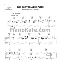 Ноты Amy Macdonald - The Footballer's Wife - предпросмотр