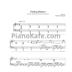 Ноты Michele McLaughlin - Finding balance - предпросмотр