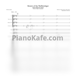 Sheets Andrius Klimka feat. Shuma - Return of the Waffenträger (World of Tanks OST, Transcribed by Total Tabs) - preview