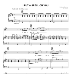 Ноты Annie Lennox - I put a spell on you - предпросмотр