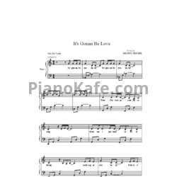 Ноты Mandy Moore - It's gonna be love - предпросмотр