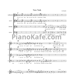 Ноты John Kander - New York, New York (Хоровая партитура) - предпросмотр