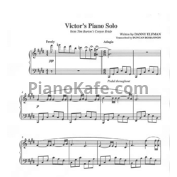 Ноты Danny Elfman - Victor's Piano Solo - предпросмотр