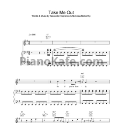 Ноты Franz Ferdinand - Take me out - предпросмотр