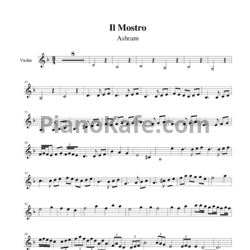 Ноты Ashram - Il Mostro - предпросмотр
