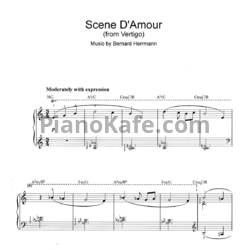 Ноты Bernard Herrmann - Scene D'armour - предпросмотр
