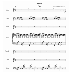 Ноты Fleur - Тайна - предпросмотр
