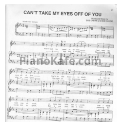 Sheets Bob Gaudio - Can't take my eyes off you - preview