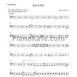 Ноты Demi Lovato - Let it go (для контрабаса) - предпросмотр
