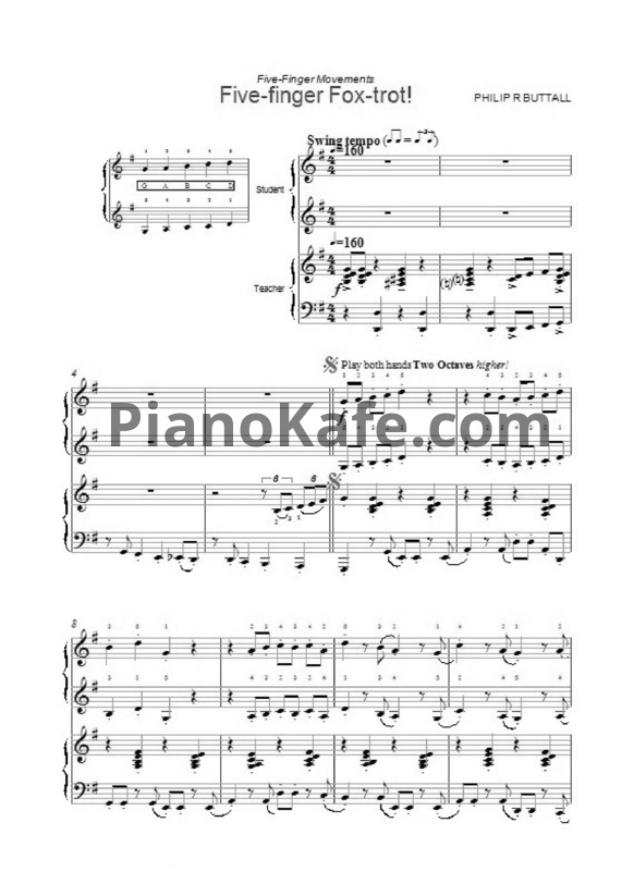 Ноты Philip R Buttall - Five-finger foxtrot