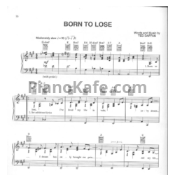 Ноты LeAnn Rimes - Born to lose - предпросмотр