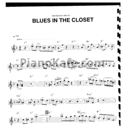 Ноты Red Garland - Blues in the closet (Piano solo) - предпросмотр