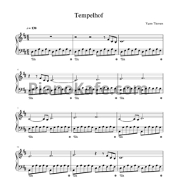 Ноты Yann Tiersen - Tempelhof - предпросмотр