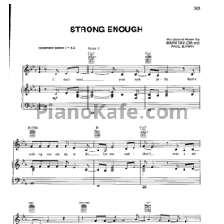 Ноты Cher - Strong Enough - предпросмотр