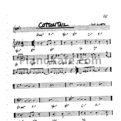 Ноты Duke Ellington - Cottontail - предпросмотр
