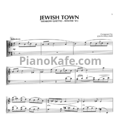 Ноты John Williams - Jewish town (Krakow chetto - Winter'41) - предпросмотр